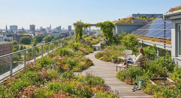 7 astuces pour maximiser les bénéfices de votre toiture terrasse végétalisée